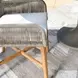 Marley White Upholstered Outdoor Dining Chair