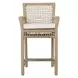 Brisbane Natural Upholstered Outdoor Counter Height Stool