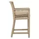 Brisbane Natural Upholstered Outdoor Counter Height Stool