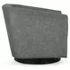 Leonard Dark Gray Upholstered Accent Chair