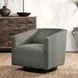 Leonard Dark Gray Upholstered Accent Chair