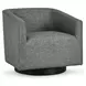 Leonard Dark Gray Upholstered Accent Chair