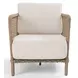 Brisbane Natural Upholstered Outdoor Accent Chair
