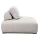 Nico Light Gray Upholstered Outdoor Accent Chair