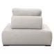 Nico Light Gray Upholstered Outdoor Accent Chair