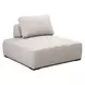 Nico Light Gray Upholstered Outdoor Accent Chair