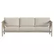 Leo Taupe 87" Outdoor Sofa