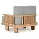 Hudson Gray Upholstered Outdoor Accent Chair