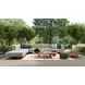 Hudson Gray Upholstered Outdoor Accent Chair