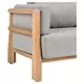Aston Gray 82" Outdoor Sofa