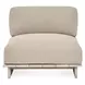 Livia Taupe Upholstered Outdoor Accent Chair