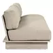 Livia Taupe 94" Outdoor Sofa