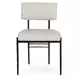 Kester Off White Leather Upholstered Dining Chair Set of 2