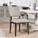 Phillip Sand Upholstered Dining Chair Set of 2