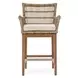 Valerie Natural Upholstered Outdoor Counter Height Stool