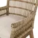 Valerie Natural Upholstered Outdoor Counter Height Stool