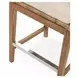 Valerie Natural Upholstered Outdoor Counter Height Stool