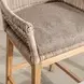 Valerie Natural Upholstered Outdoor Counter Height Stool