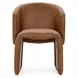 Halstead Cognac Brown Upholstered Dining Chair