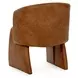 Halstead Cognac Brown Upholstered Dining Chair