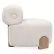Aerie Birch Cream Upholstered Accent Chair