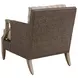Treadwell Brown Upholstered Accent Chair with Nailhead Trim by Barclay Butera