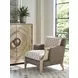Treadwell Brown Upholstered Accent Chair with Nailhead Trim by Barclay Butera