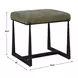 Midas Moss and Bronze Upholstered Small Accent Bench
