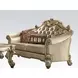 Vendome II Bone 67" Loveseat with Pillow and Nailhead Trim