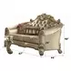 Vendome II Bone 67" Loveseat with Pillow and Nailhead Trim