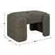 Langston Kale Green Upholstered Small Accent Bench