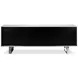 Bronzini Embossed White Leather 4 Door Credenza