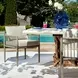 Borneo Dove Upholstered Outdoor Dining Chair