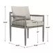 Borneo Dove Upholstered Outdoor Dining Chair