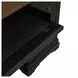 Vintner Hill Aged Charcoal and Caramel 66" Credenza with LED in Hutch