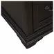 Vintner Hill Aged Charcoal and Caramel 66" Credenza with LED in Hutch