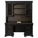 Vintner Hill Aged Charcoal and Caramel 66" Executive Home Office Set