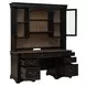 Vintner Hill Aged Charcoal and Caramel 66" Executive Home Office Set