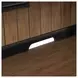 Vintner Hill Aged Charcoal and Caramel 66" Credenza with LED in Hutch