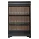 Vintner Hill Aged Charcoal and Caramel 66" Executive Home Office Set