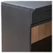 Vintner Hill Aged Charcoal and Caramel 48" Bookcase