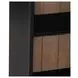 Vintner Hill Aged Charcoal and Caramel 48" Bookcase