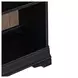 Vintner Hill Aged Charcoal and Caramel 48" Bookcase