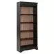 Vintner Hill Aged Charcoal and Caramel 72" Bookcase