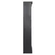 Vintner Hill Aged Charcoal and Caramel 72" Bookcase