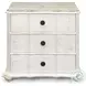 Courbee Bungalow White 3 Drawer Nightstand