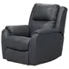 Marquis Horizon Leather Rocker Power Recliner with Power Headrest and USB Charging