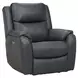 Marquis Horizon Leather Rocker Power Recliner with Power Headrest and USB Charging