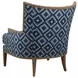 Atwood Navy Upholstered Chair