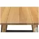 Missone Driftwood And Gunmetal Dining Table
